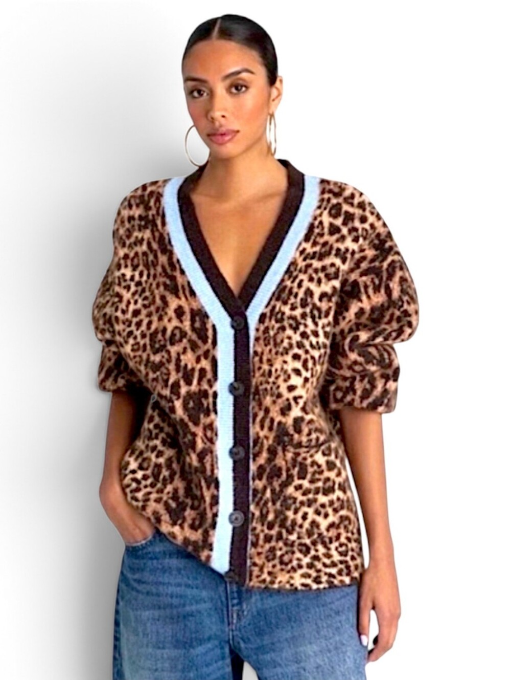 KBB by KAHLANA OVERSIZED 'The Slouchy Cardigan' Small
